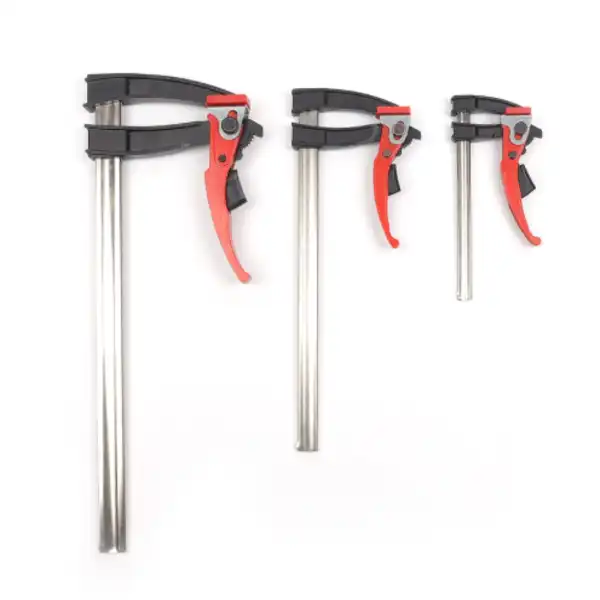 Ratchet F-Clamp Enhances Precision Clamping for Woodworking and Metal Assembly